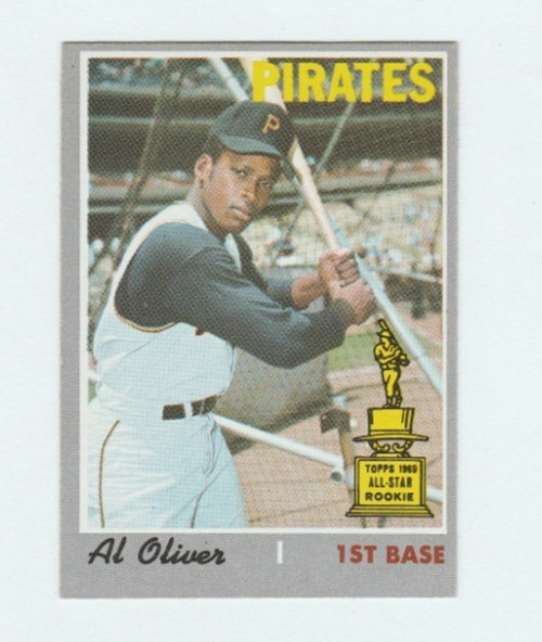 1970 Topps #166 AL OLIVER All-Star Rookie (ASR) Pittsburgh Pirates