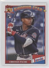2021 Archives 1991 Topps Bazooka Shining Stars Cristian Pache #91BZ-11 00gy