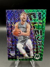 2022-23 Panini Mosaic - Elevate Domantas Sabonis #20 Green Mosaic Prizm