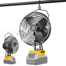 Ecarke 7 Inch Floor Fan Compatible with DeWalt 20V MAX Battery, 20W... Fast Ship