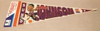 VINTAGE & RARE KEVIN JOHNSON PHOENIX SUNS OLD PENNANT FULLSIZE WINCRAFT