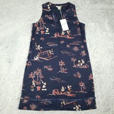NEW Disney Tommy Bahama Shift Dress Womens S Linen Barbecue Blast Off Limited Ed