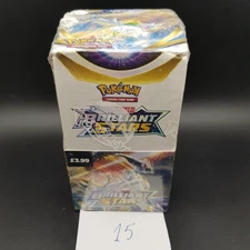 Pokemon Brilliant Stars Half booster box 18 Packs Small tear shrink see pics