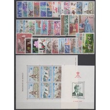 Monaco - Année complète - 1979 - No 1175/1208 - BF16/BF17