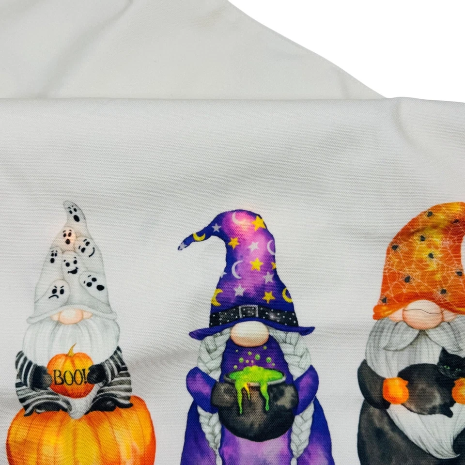 Cynthia Rowley Curious Halloween Witch Gnomes Light Up 72in Table Runner - Image 3 of 3