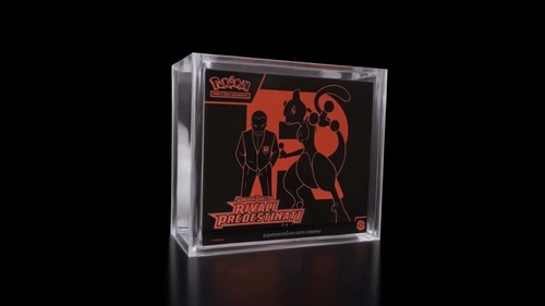 Teca Case Magnetica ETB in Plexiglass Trasparente Pokemon Acrylic Protezione - Photo 2/7