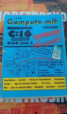 Compute mit Commodore C16 C116 Plus/4 SonderAusgabe Magazin 2/86 .264 8-bit