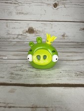 Mattel Angry Birds King Pig Plastic Figure 2" tall x 2" wide 2009