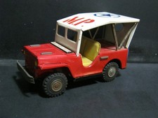 VINTAGE - FRICTION-POWERED - JEEP - MILITARY POLICE - JAPAN