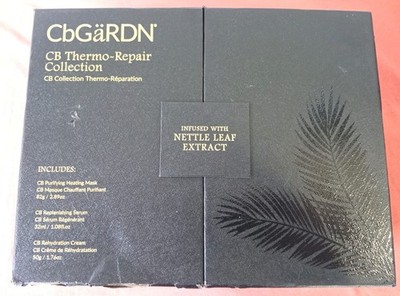 CbGäRDN CB Thermo-Repair Skin Care Set with Nettle Leaf Extract, Mask, Serum, C 