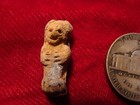 Ancient AZTEC Pre-Columbian  CACIQUE w/Headdress Ceramic Bead 1200-1500AD Mexico — photo 2