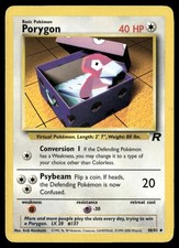 Porygon 48/82 Uncommon Team Rocket Pokemon Unlimited LP on eBay