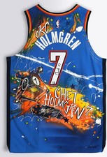 Autographed Chet Holmgren Thunder Jersey Fanatics Authentic COA Item#14528902