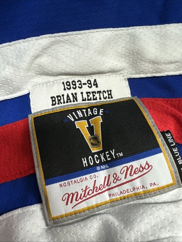 Maglia Brian Leetch - New York Rangers - 1993-924 taglia XL - Foto 2 di 12
