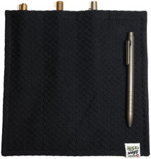 50 WAYS POCKET POCKET HANK Everyday Carry EDC Black 4 Pocket Pen Roll