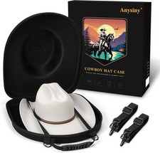 Cowboy Hat Box Travel-Crush Proof Hat Travel Case Cowboy Hats Holder Storage Box