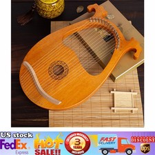 16 String Lyre Harp Mahogany Body With Tuning Key String Cartridge 