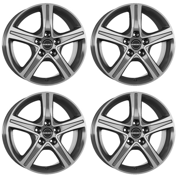 4 Borbet Felgen CWD 7.0X17 ET46 5X108 Antp FüR DS DS7-image