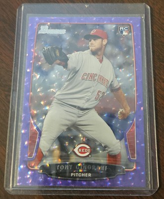 2013 Bowman Purple Ice /10 Tony Cingrani RC