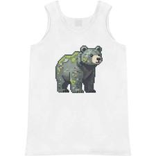 'Mossy Stone Bear' Adult Vest / Tank Top AV062171