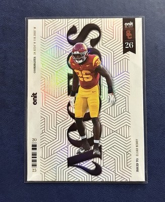 2025 Onit Black Series USC Trojans Football Elijah Newby Access Holo SP #A-10