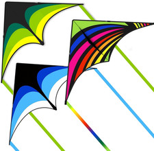 Delta Kite for Kids  Adults, Extremely Easy to Fly Kite, Best Kites for Beginne