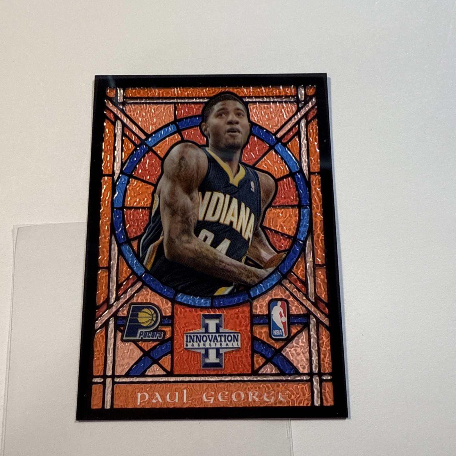 2012/13 Panini Innovation Paul George Stained Glass #10 Indiana Pacers SP Rare