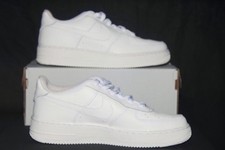 Triple White Air Force 1 LE (GS) 7Y Barely wo...