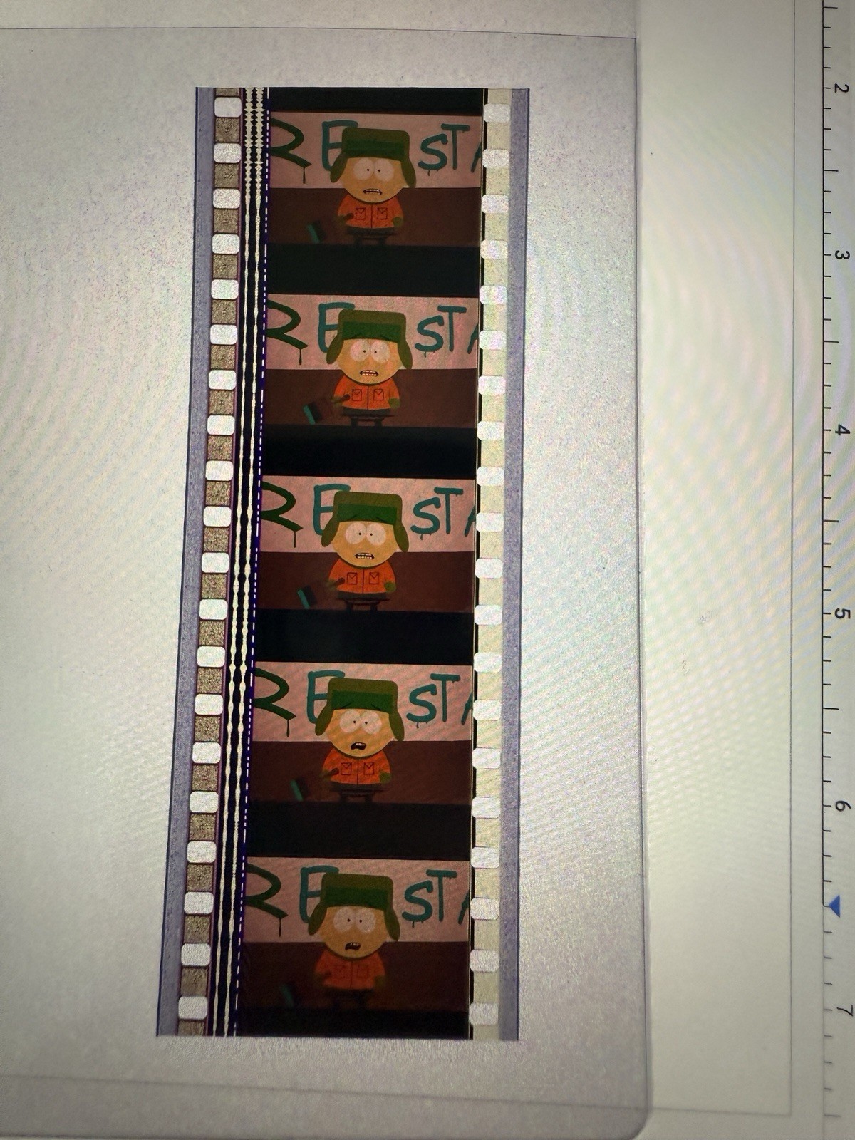 South Park Movie 1999 35mm Film Strip Kyle Broflovski Scene Authentic Rare