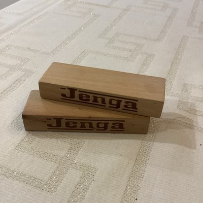 2 x Ersatz Jenga Blöcke - Offizielle Hasbro Ersatzblöcke
