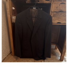 Jos. A. Bank Men's Tuxedo Suit Jacket Black Wool 40R Single-Vented Solid