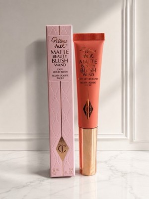 Charlotte Tilbury Pillow Talk Matte Beauty Blush Wand Peach Pop 12ml NIB