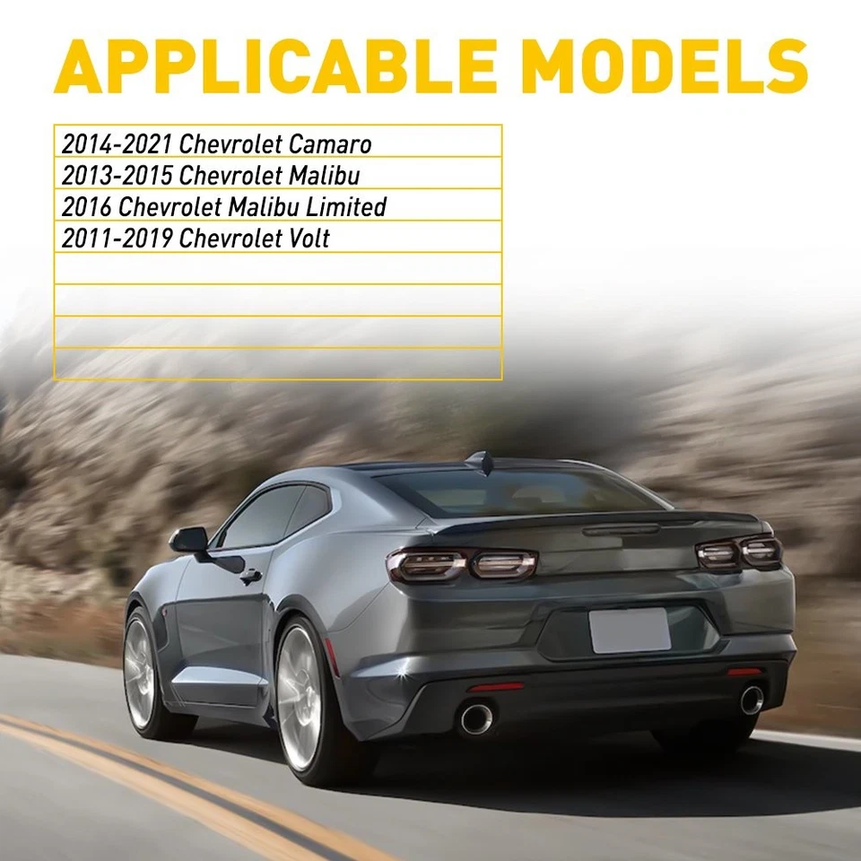 Etiqueta de luz de placa LED de licencia AUXITO para lámpara Camaro 2014-2021 Chevrolet Malibu Foto 2 de 4