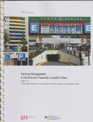 Sustainable Transport: A Sourcebook for Policy-Makers in Developing Cities. (20 