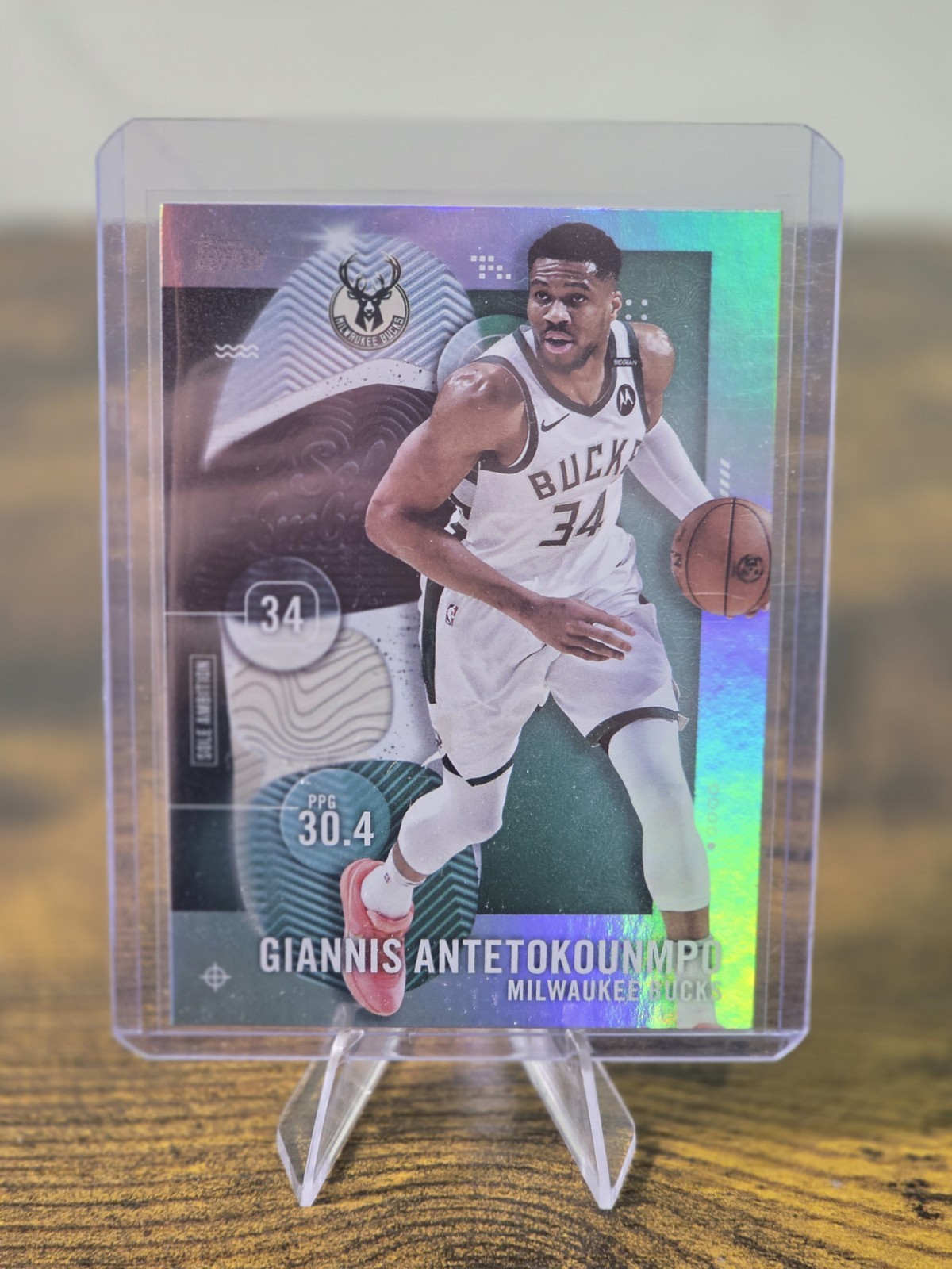 2025-26 Topps NBA Sole Ambition SA-5 Giannis Antetokounmpo SSP Case Hit 1:15K