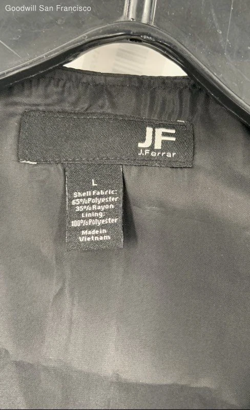 JF J.Ferrar Black Inner Pockets Button Front Classic Mens Vest Size Large - Image 3 of 3