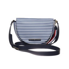Tommy Hilfiger, Umhängetasche, Damen, Blau/Weiß, 24, 6, 17 cm #N6r
