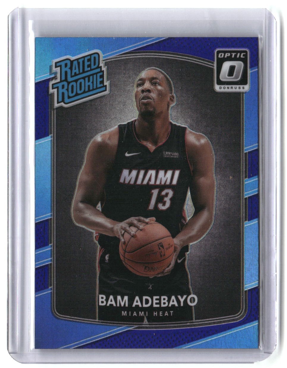 Bam Adebayo Rookie 2017-18 Donruss Optic Purple