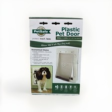 PetSafe Plastic Pet Door White PPA00-10958 Small 1-15 LB New