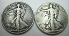 1936 S, & 1936 D * 2 SILVER WALKING LIBERTY HALF DOLLARS * As Seen FREE SHIP