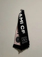 Inter Miami CF Two-tone Scarf Inaugural Season MLS Soccer Pink And Black BNWT
