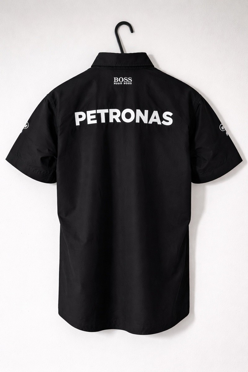 Mercedes AMG Petronas F1 Team Shirt Black (Hugo Boss) Size M | eBay