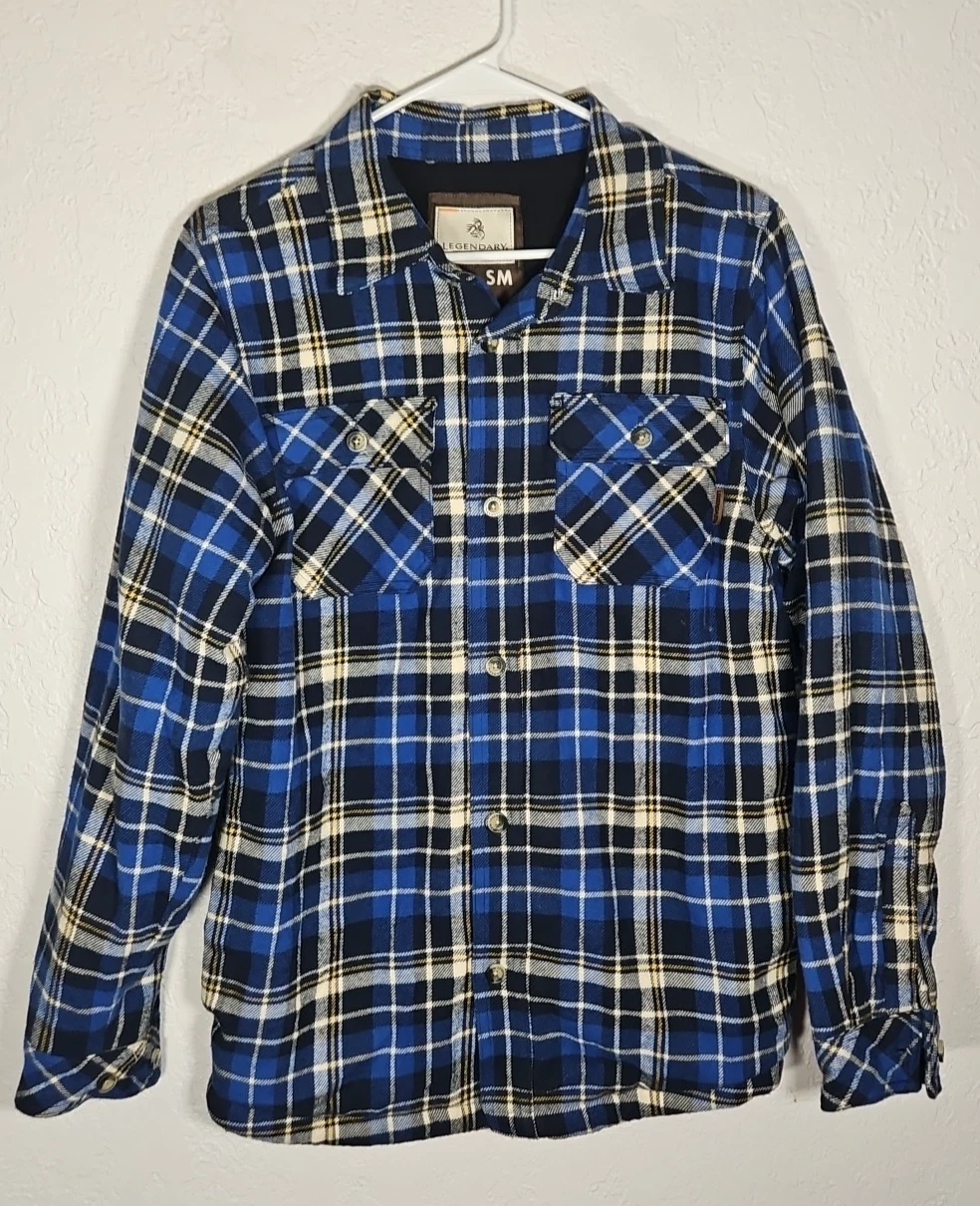 Legendary Whitetails Flannel SM Thermal Lined body Quilted lined sleeves,