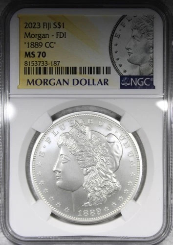 2023 1889-CC Figi Morgan Silver Dollar NGC MS70