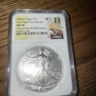 2025P First Eagle Pretty Release Ms 70 Low Vintage Number Era 8 NGC Certified