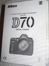 ORIGINAL NIKON INSTRUCTION MANUAL FOR NIKON D70 DIGITAL CAMERA