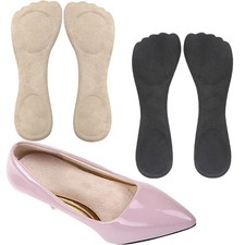 High Heel Inserts for Women - Adhesive Velvety Cushioning Insoles, Anti-Slip ...