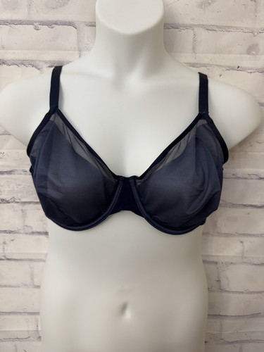 Soma Bra Unbelievable Lift Perfect Coverage 40D Blue Unlined Underwire