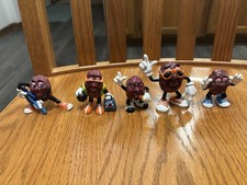 California Raisins Set Of 5 Figures Vintage Lot