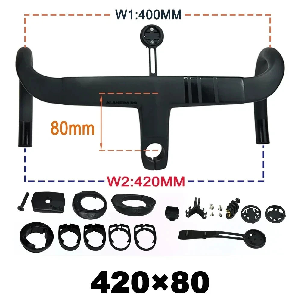 Lightweight Carbon Aero Road Bike Integrated Handlebar for P